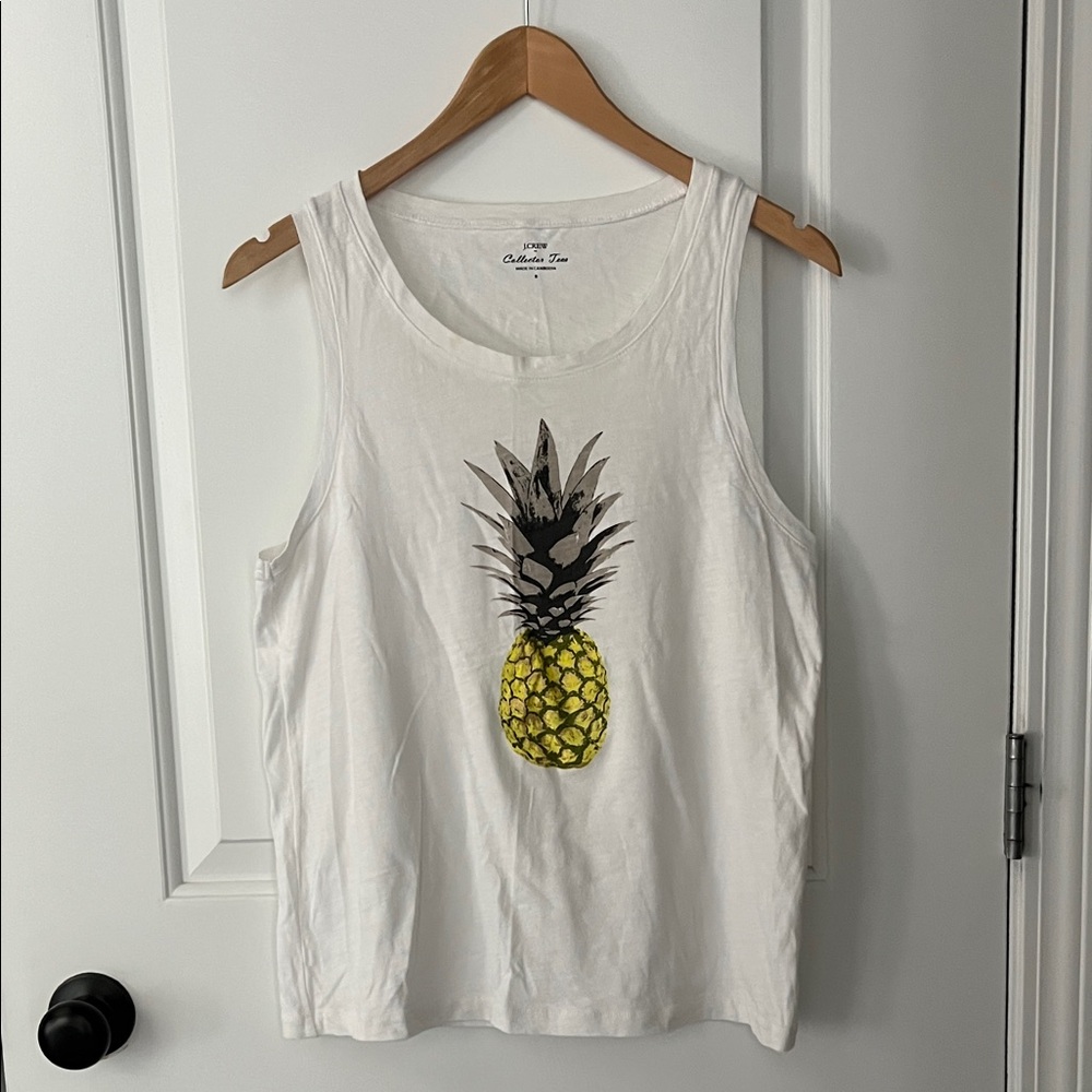J.Crew pineapple graphic tank